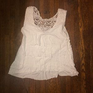 Lace tank top